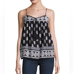 JOIE Chatham Bandana Print Cotton Silk Camisole Top Size Small